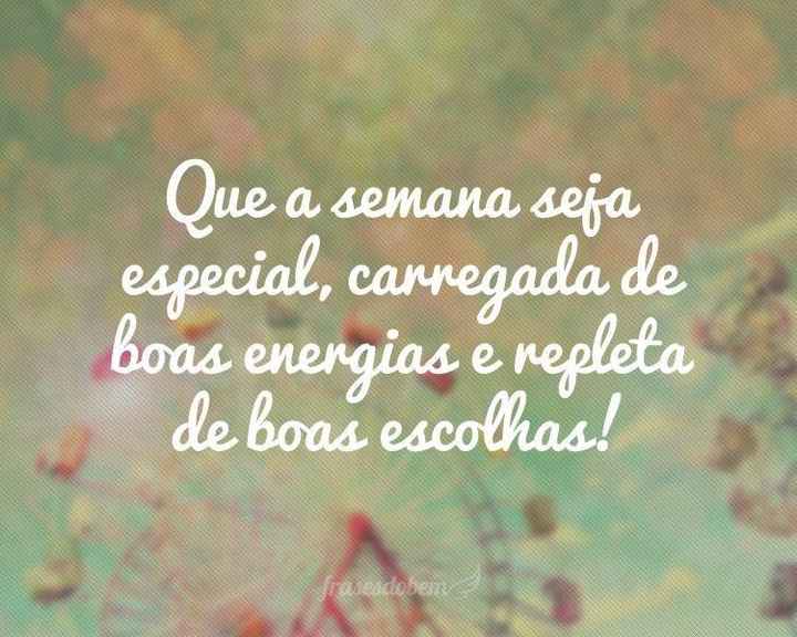 Boa semana - 1