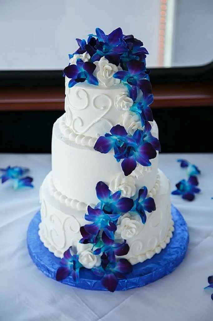 Desafio das Cores - Casamento Azul: bolo - 3