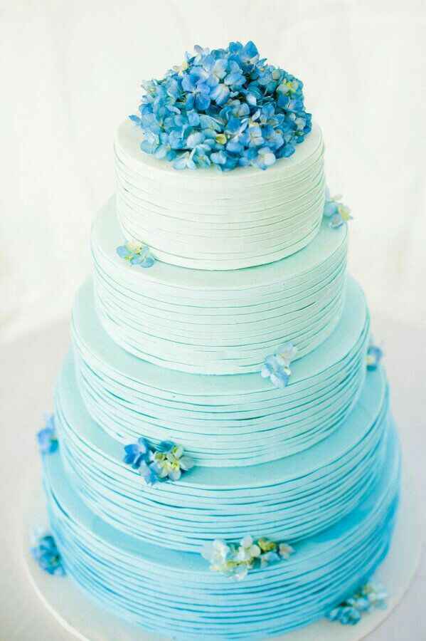 Desafio das Cores - Casamento Azul: bolo - 6