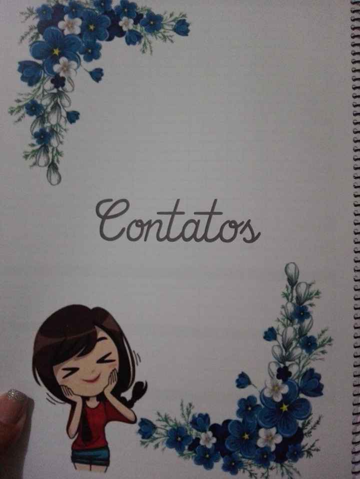 Tenho uma secção com contactos importantes