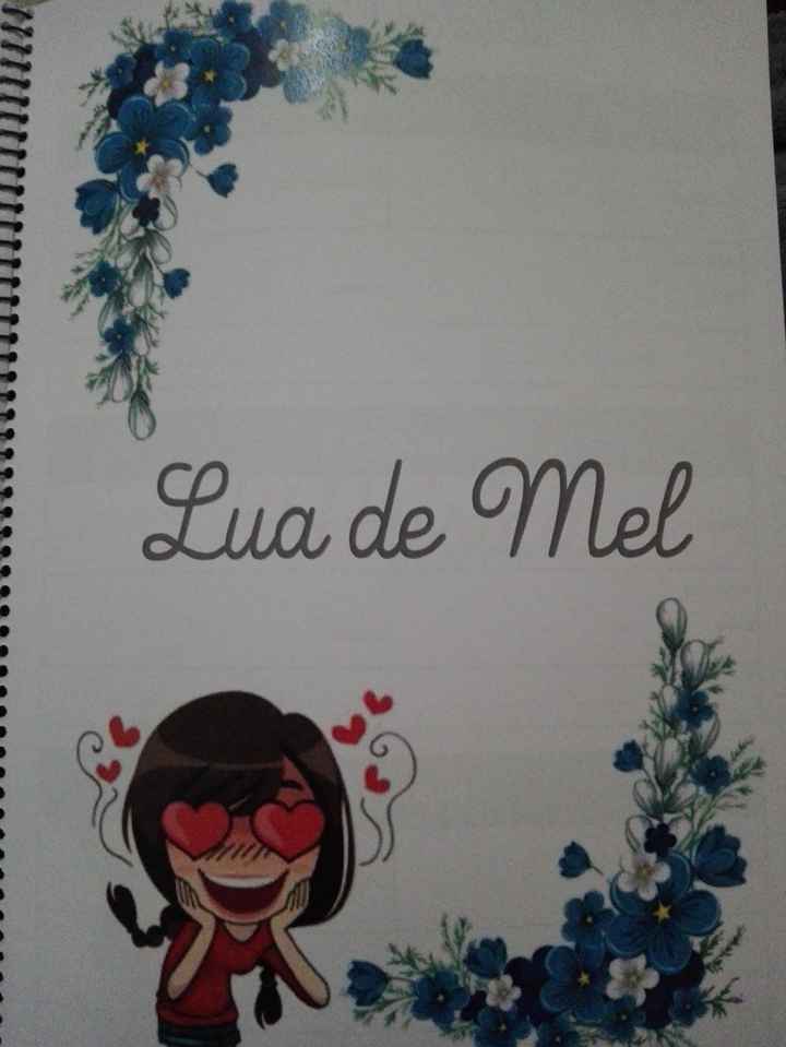 Uma secção com a Lua de Mel no separador orçamentos