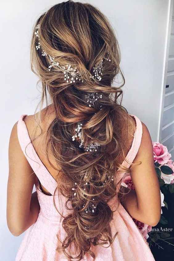 Inspiração do noivo para o meu penteado