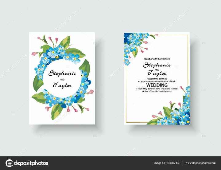 Mês de Setembro — inspirações verde e azul - convites - 3