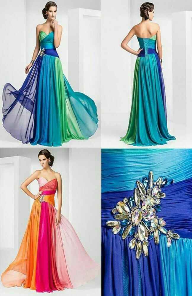 Mês de Setembro — inspirações verde e azul - vestidos de noiva - 8