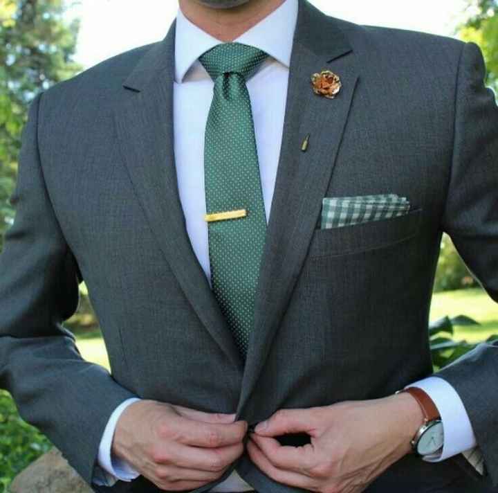 Mês de Setembro — inspirações verde e azul - fato de noivo - 5