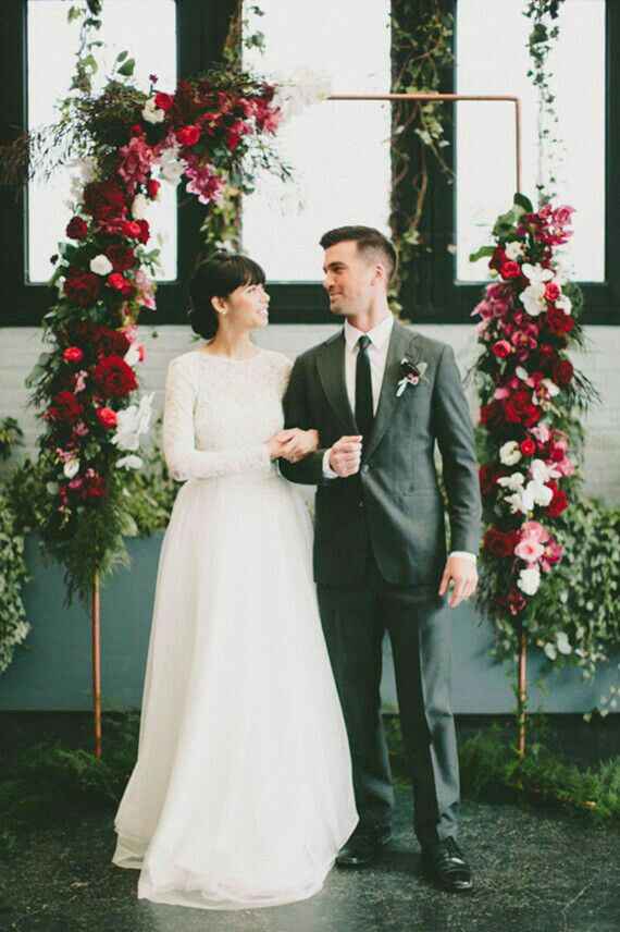 Inspirações Casamento estilo Moderno - altares - 1