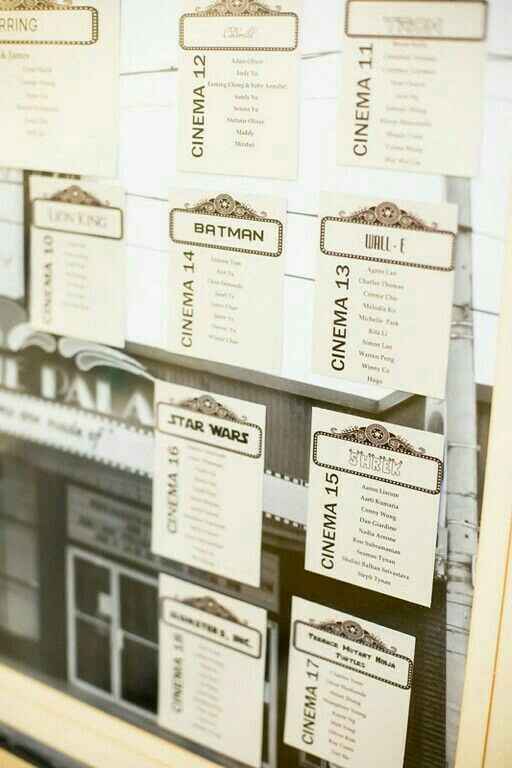 Inspirações Casamento estilo Moderno - tema cinema - 11