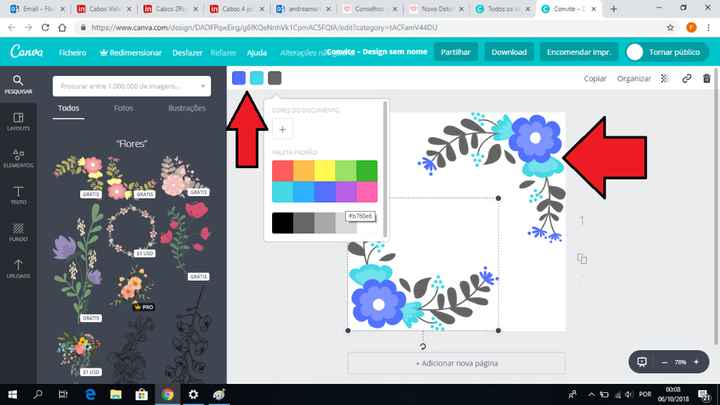 Tudo azul agora e cinza!!
