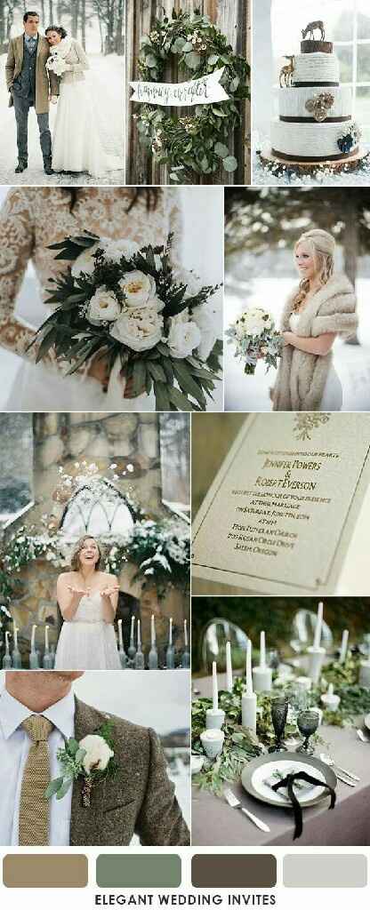Winter wedding ❄ - paletes de cor - 5