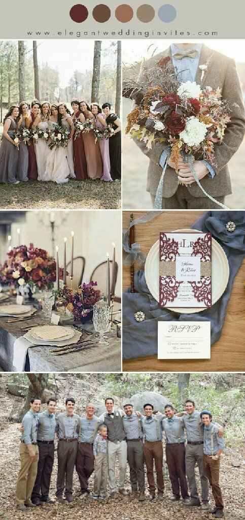 Winter wedding ❄ - paletes de cor - 9