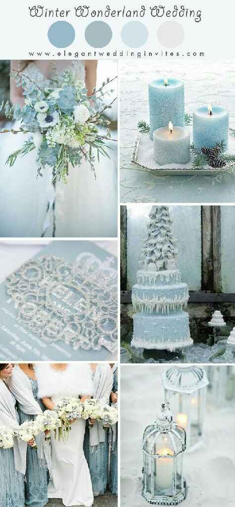 Winter wedding ❄ - paletes de cor - 12
