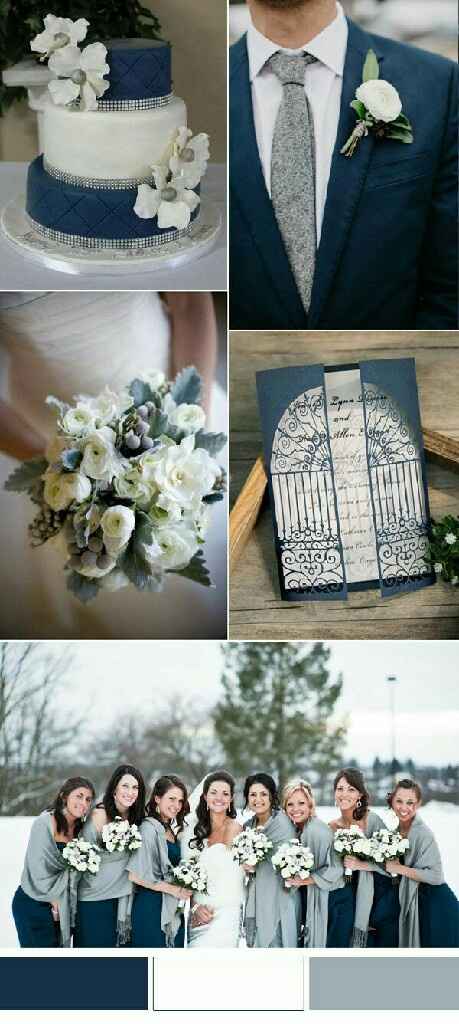 Winter wedding ❄ - paletes de cor - 14