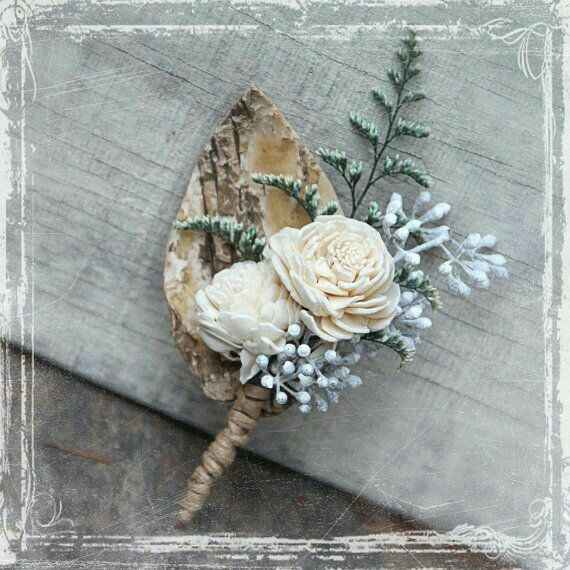Winter wedding ❄ - boutonnière 💐 - 1