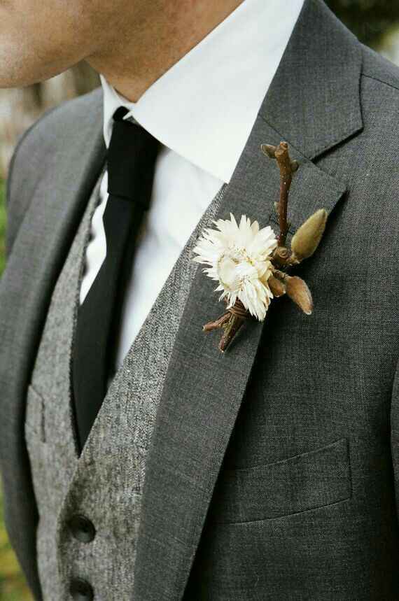 Winter wedding ❄ - boutonnière 💐 - 6