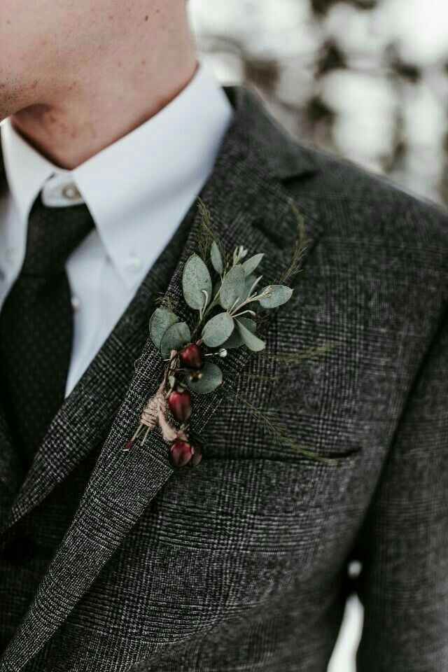 Winter wedding ❄ - boutonnière 💐 - 8