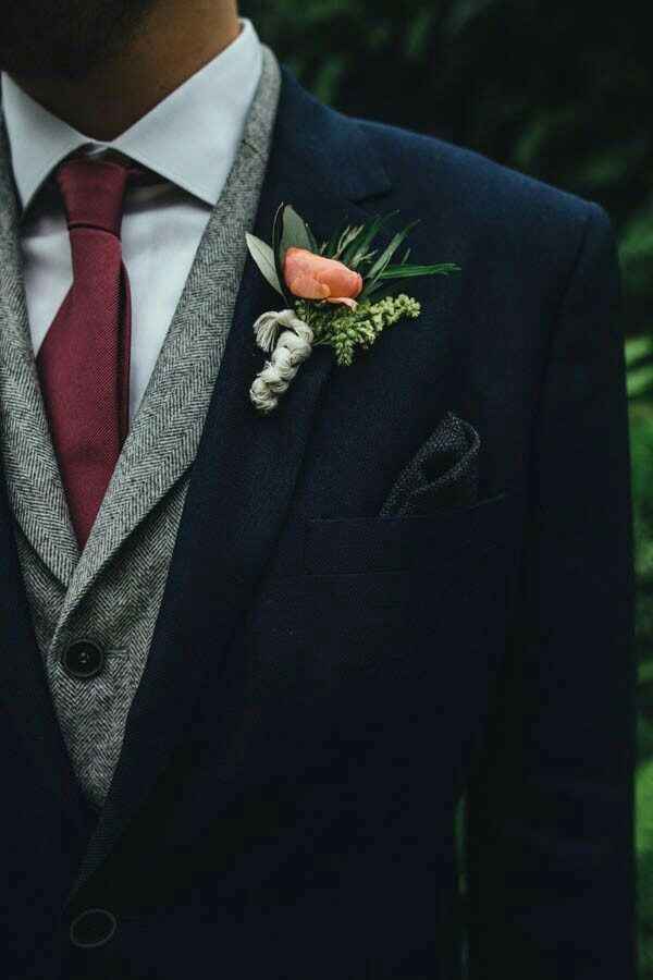 Winter wedding ❄ - boutonnière 💐 - 9