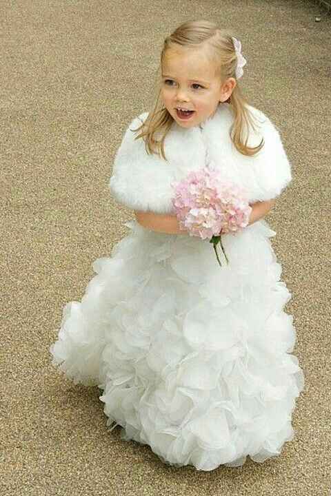 Winter wedding ❄ - daminhas 👧 - 1