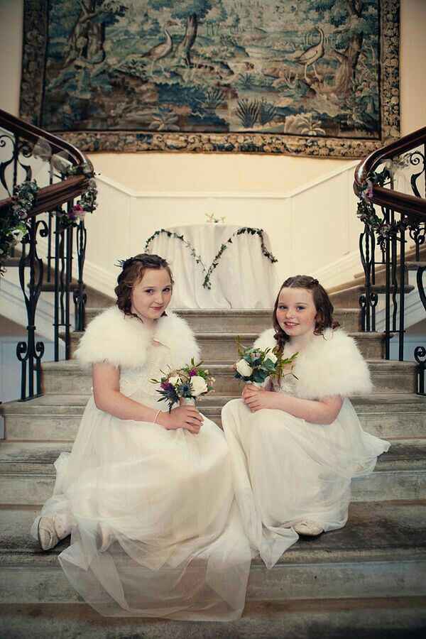 Winter wedding ❄ - daminhas 👧 - 6