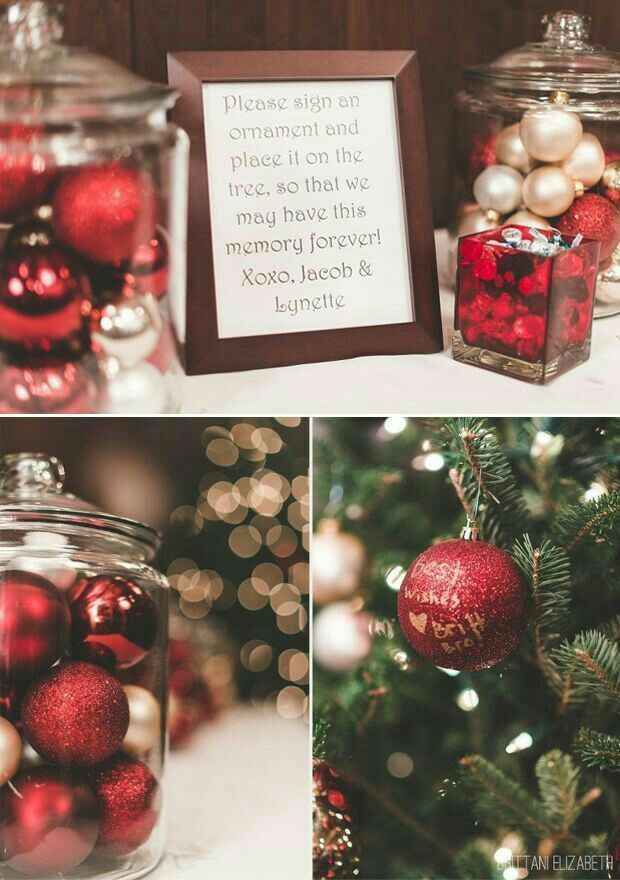Christmas Wedding 💍❄🎄 - livro de honra - 6