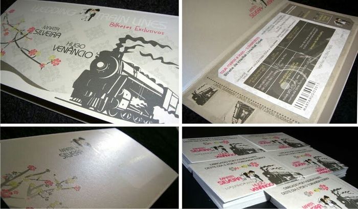 Convites com o tema Comboios 4