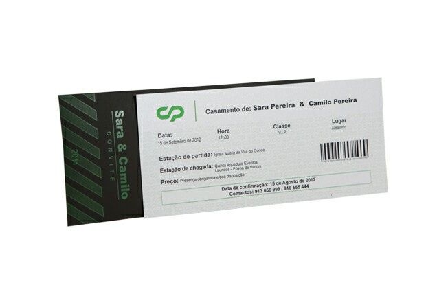 Convites com o tema Comboios 6