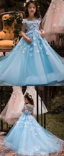 14 vestidos meninas das alianças: inspiração azul! 4