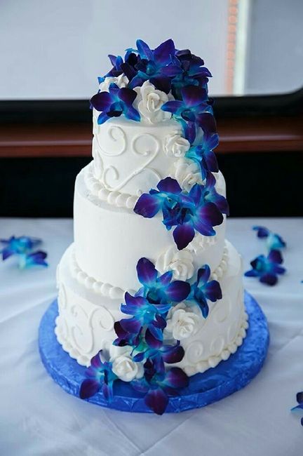 Desafio das Cores - Casamento Azul: bolo - 3
