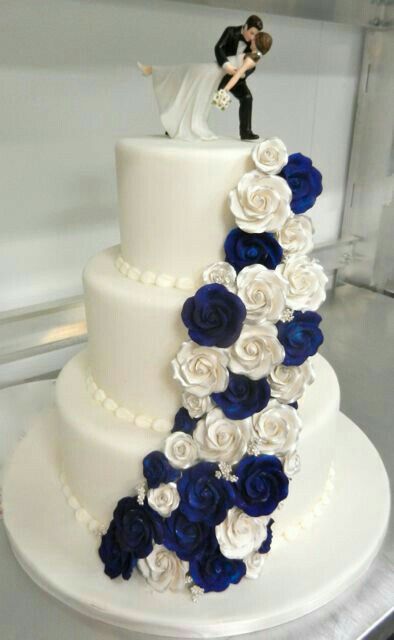 Desafio das Cores - Casamento Azul: bolo - 4