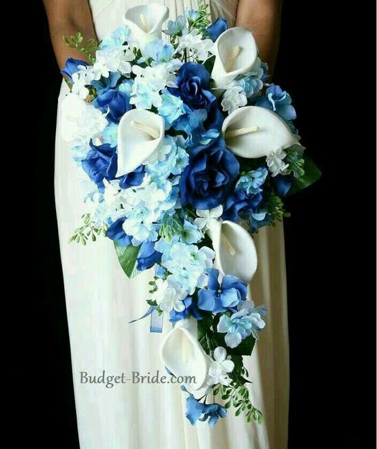 Desafio das Cores - Casamento Azul: bouquet - 1