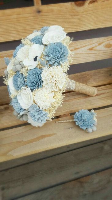 Desafio das Cores - Casamento Azul: bouquet - 4