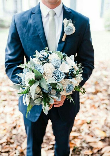 Desafio das Cores - Casamento Azul: bouquet - 6