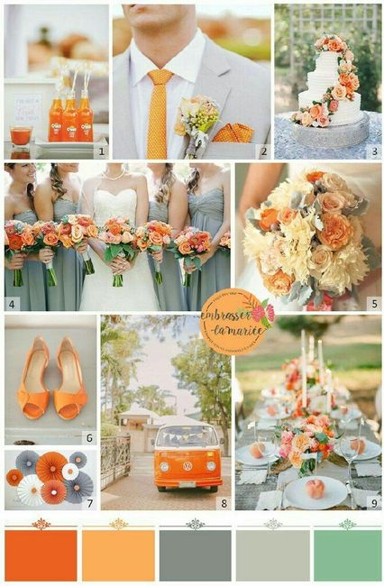 Desafio das Cores - Casamento Laranja e Verde - decoração - 3
