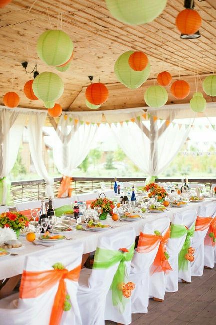Desafio das Cores - Casamento Laranja e Verde - decoração - 5