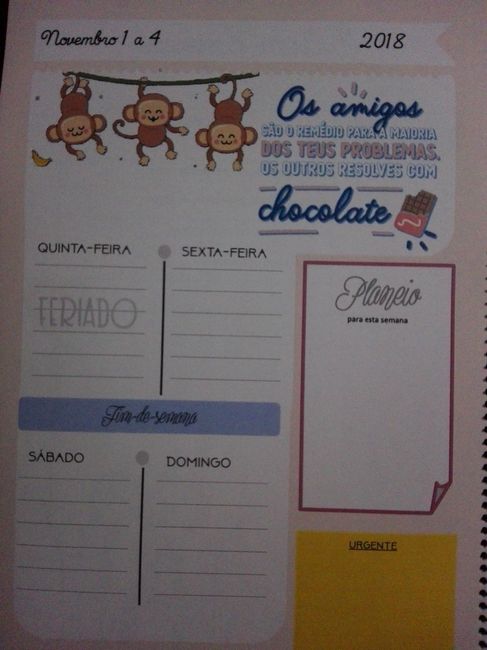 Vista semanal novembro