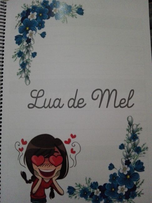Uma secção com a Lua de Mel no separador orçamentos