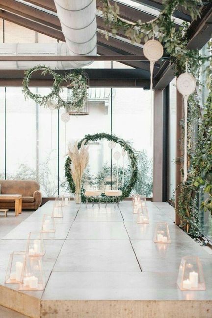 Inspirações Casamento estilo Moderno - altares - 2