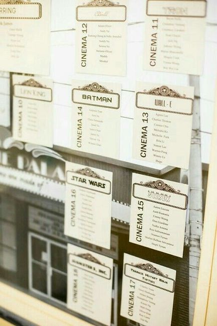 Inspirações Casamento estilo Moderno - tema cinema - 11