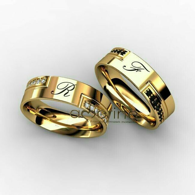 Inspirações Casamento estilo Moderno - alianças - 3