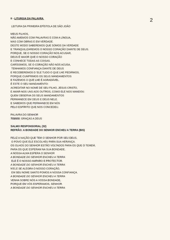 Missal de exemplo - 2