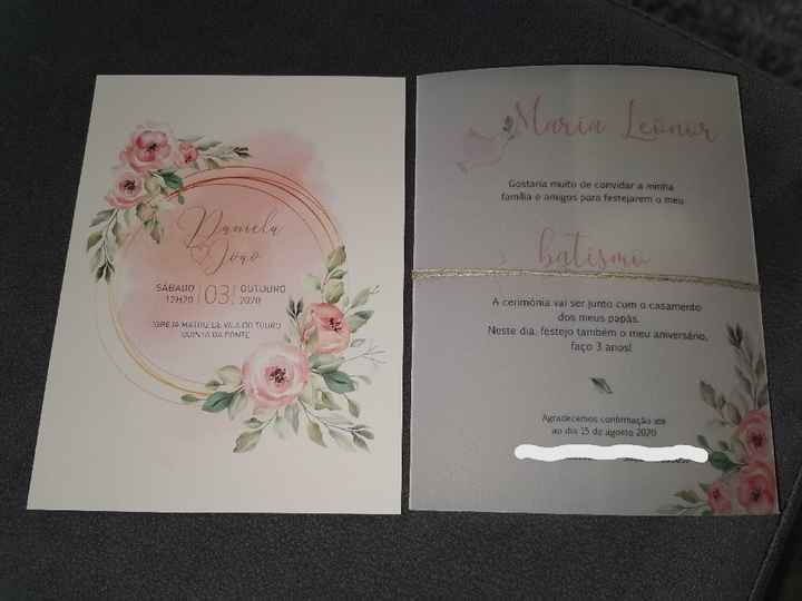 Convites 😊 check - 2