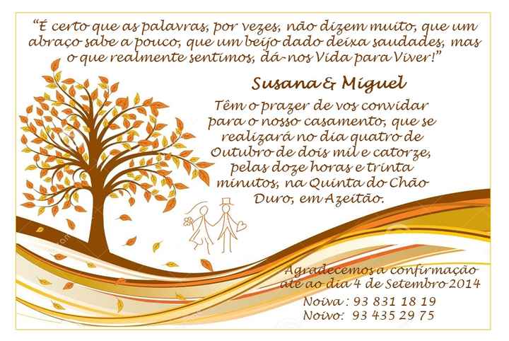 Os Nossos Convites
