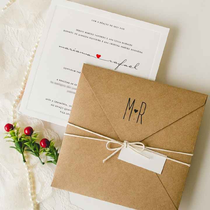 Envelopes para convites - 1