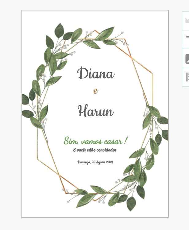 Convites de Acrilico - 1