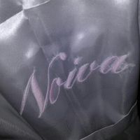 Robe branco acetinado - 2