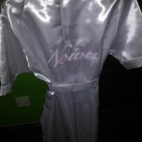 Robe branco acetinado - 3