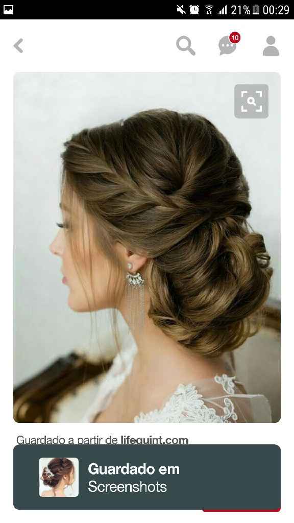 Cabelo para o grande dia,  prova 😀 - 2