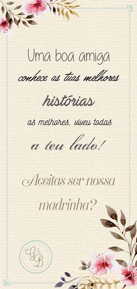 Pedido Madrinha