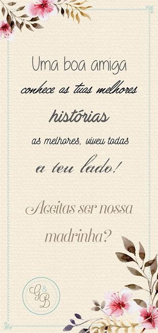 Pedido Madrinha