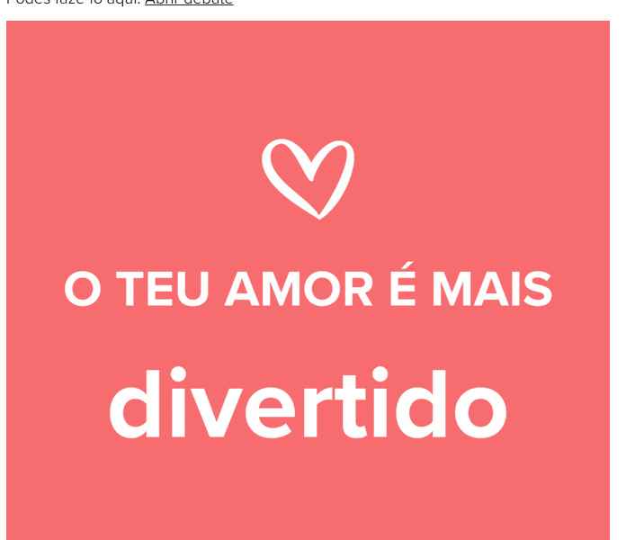 o amor da Joana é...        divertido - 1