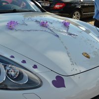 Decoração do carro dos noivos - 1